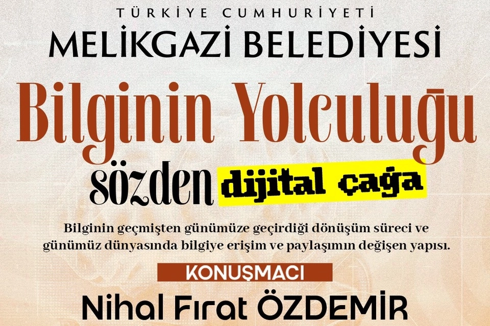 Sanat Melikgazi'de at&ouml;lye ve konferans aynı anda