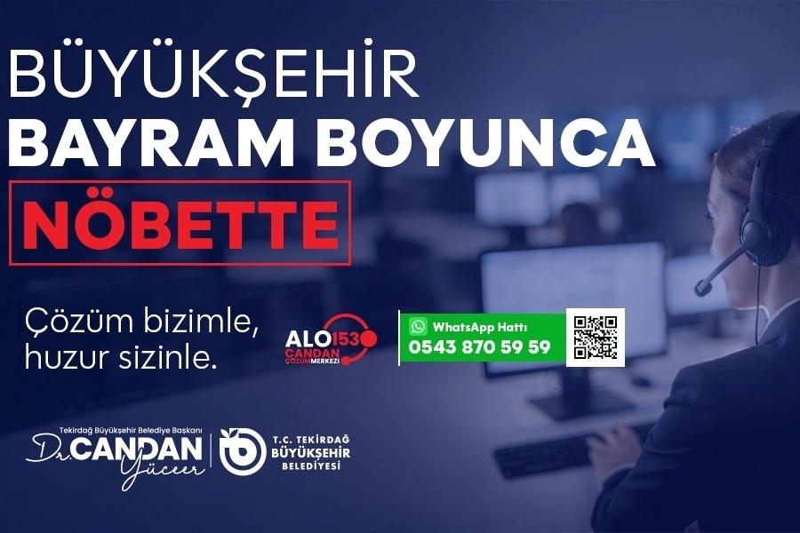 B&uuml;y&uuml;kşehir bayram boyunca g&ouml;rev başında