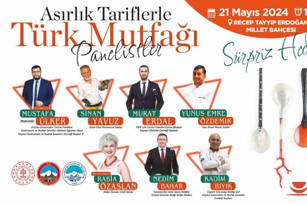 Kayseri'de ‘Asırlık Tariflerle Türk Mutfağı’ Paneli