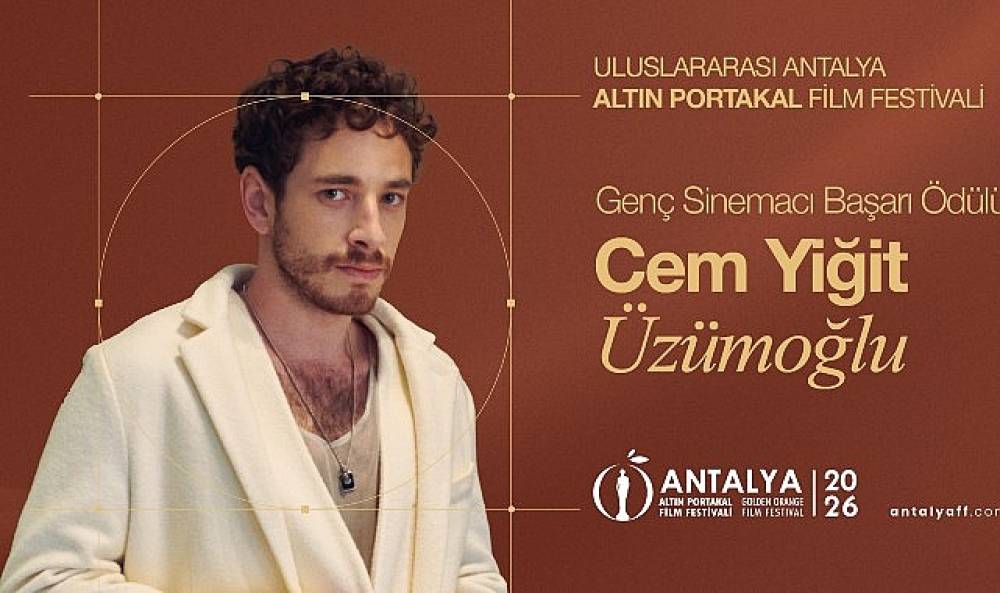 Altın Portakal'ın Gen&ccedil; Başarı &Ouml;d&uuml;lleri Cem Yiğit &Uuml;z&uuml;moğlu ve Leyla Smyrna Cabas'a