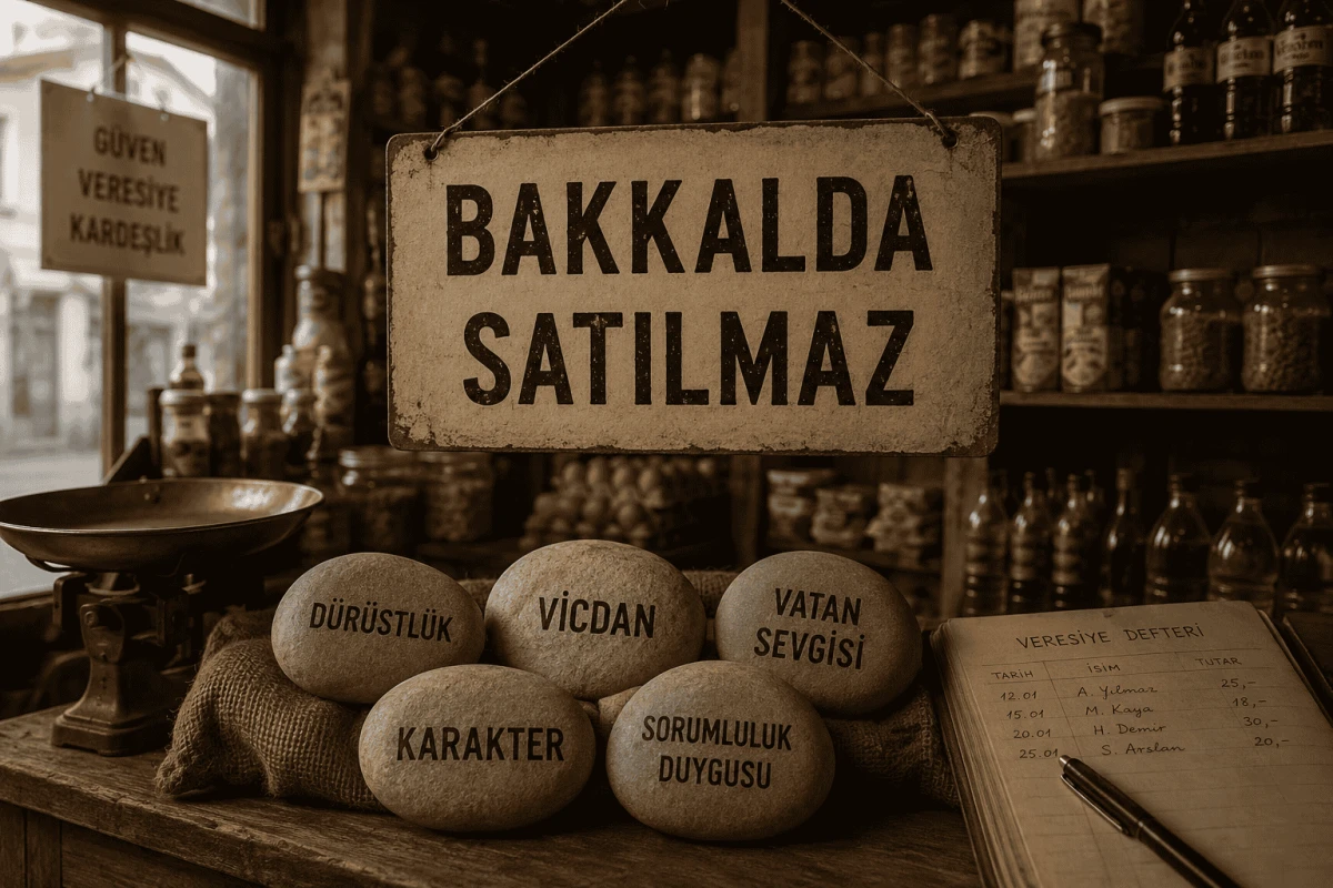 Bakkalda Satılmaz: Toplumları Ayakta Tutan Değerler &Uuml;zerine Anlamlı Bir Hatırlatma