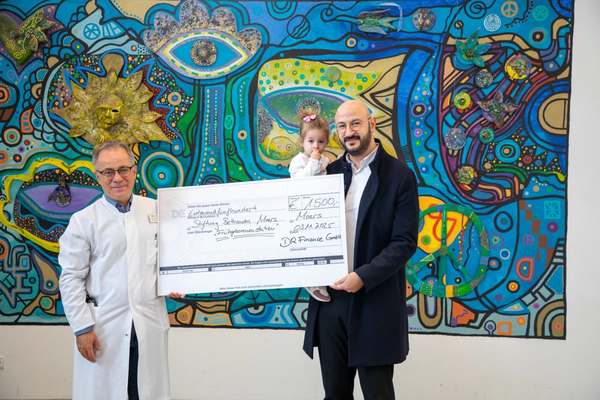 Bethanien Hastanesi’nde erken doğan bebekler için anlamlı bağış