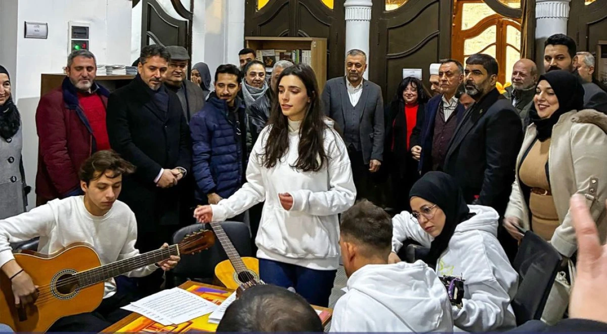 Halep&rsquo;teki Tarihi Konak, YTB Desteğiyle "Anadolu K&uuml;lt&uuml;r Merkezi" Olarak Hizmete Girdi