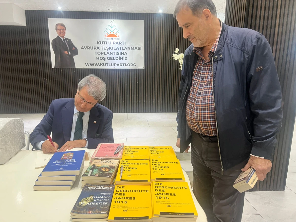 Prof. Dr. Yusuf Halaçoğlu Almanya’da Partililerle Buluştu