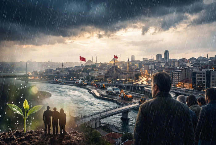 &ldquo;Yağmur yağıyor, seller akıyor, Arap kızı camdan bakıyor!&rdquo;
